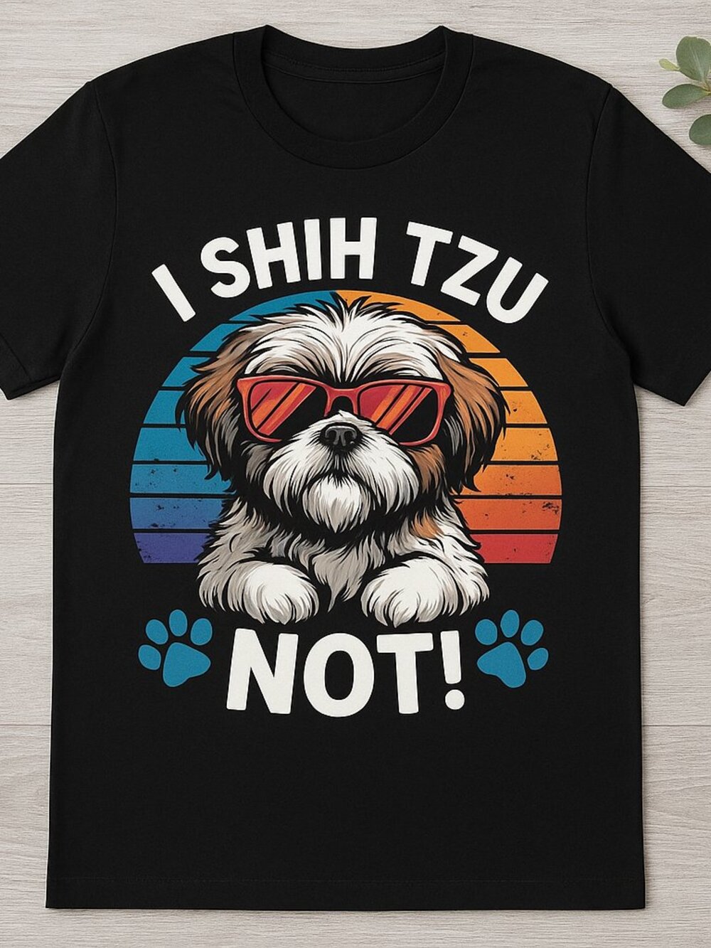 I Shih Tzu Not Funny Shih Tzu Dog Lover T-Shirt